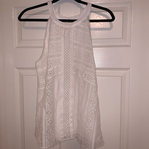 White Lace Tank